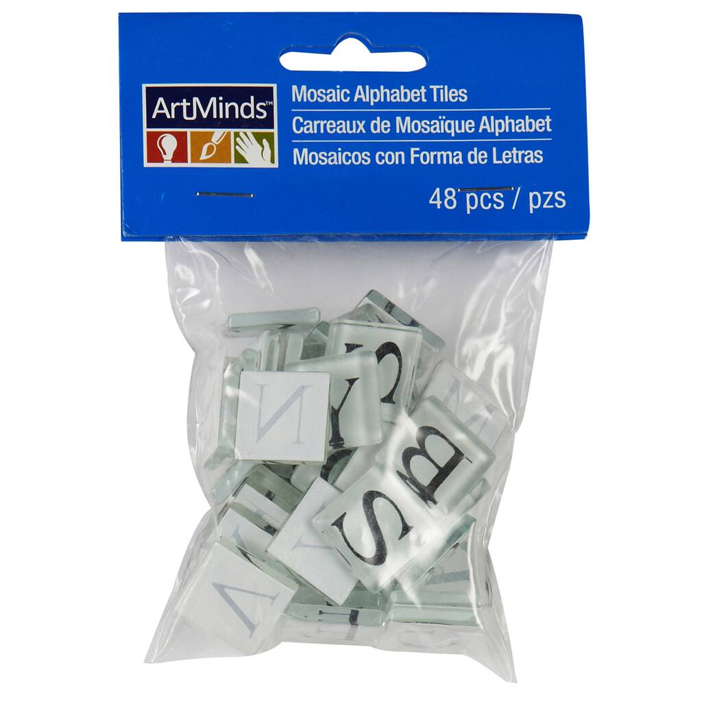 Mosaic Alphabet Tiles By Artminds